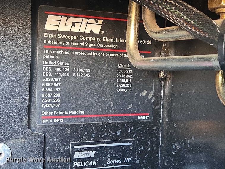 image for item EB1383 2013 Elgin Pelican NP street sweeper