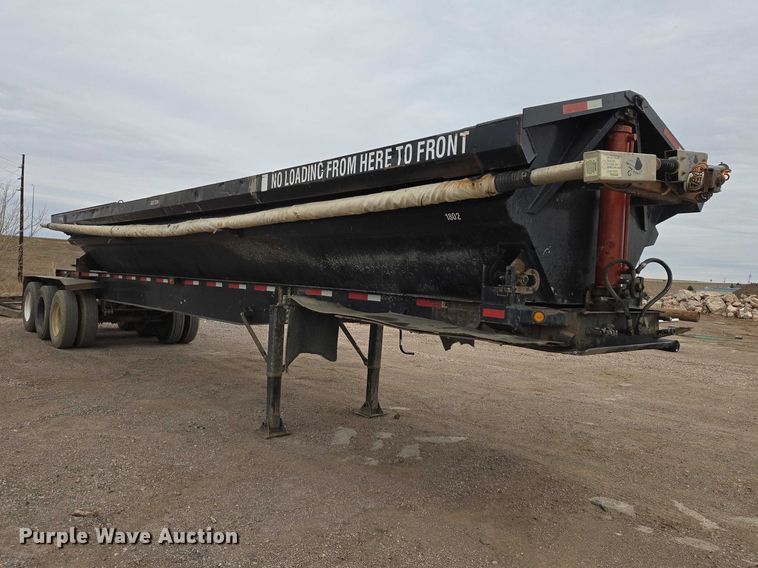 image for item EB1384 1997 Circle R 34HSD side dump trailer