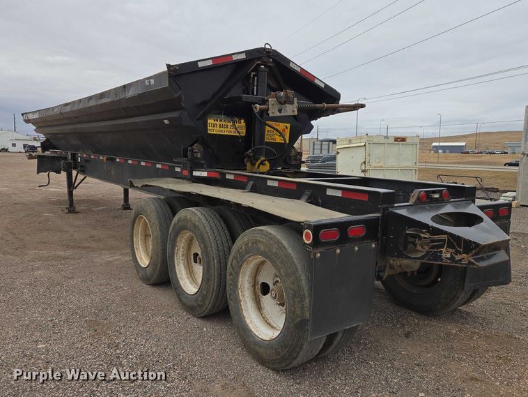 image for item EB1384 1997 Circle R 34HSD side dump trailer