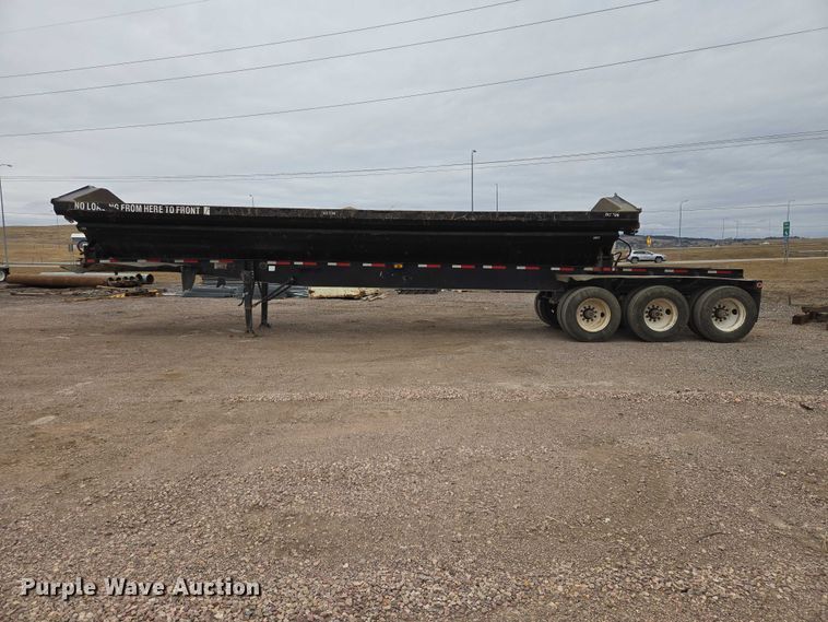 image for item EB1384 1997 Circle R 34HSD side dump trailer