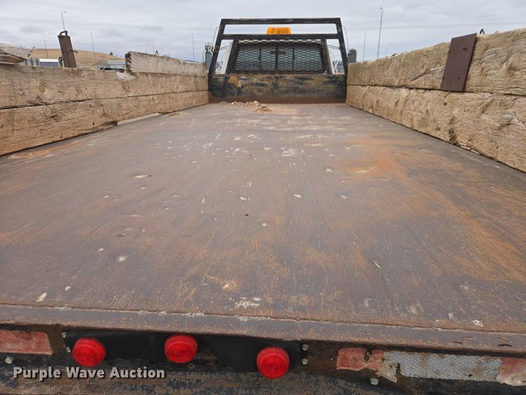 image for item EB1385 1992 Ford F600 dump flatbed truck