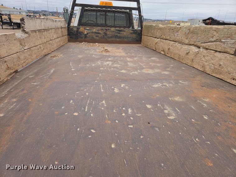 image for item EB1385 1992 Ford F600 dump flatbed truck