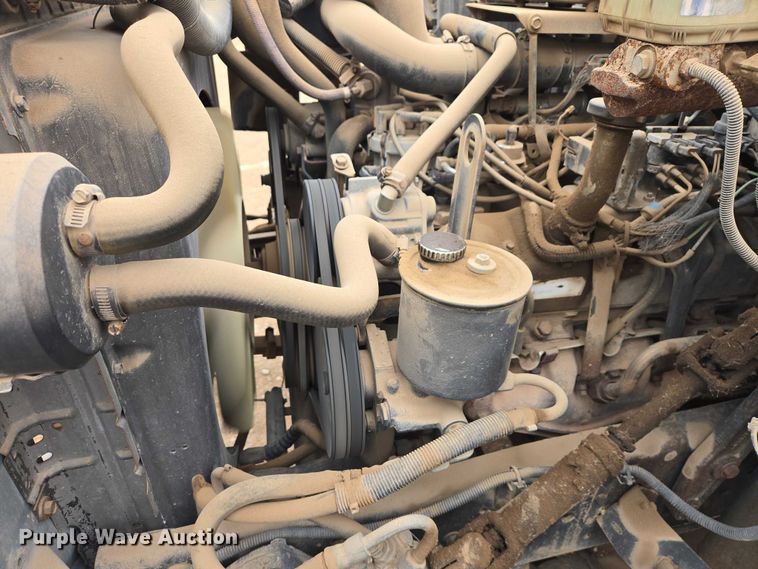 image for item EB1385 1992 Ford F600 dump flatbed truck