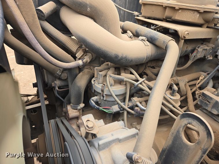 image for item EB1385 1992 Ford F600 dump flatbed truck