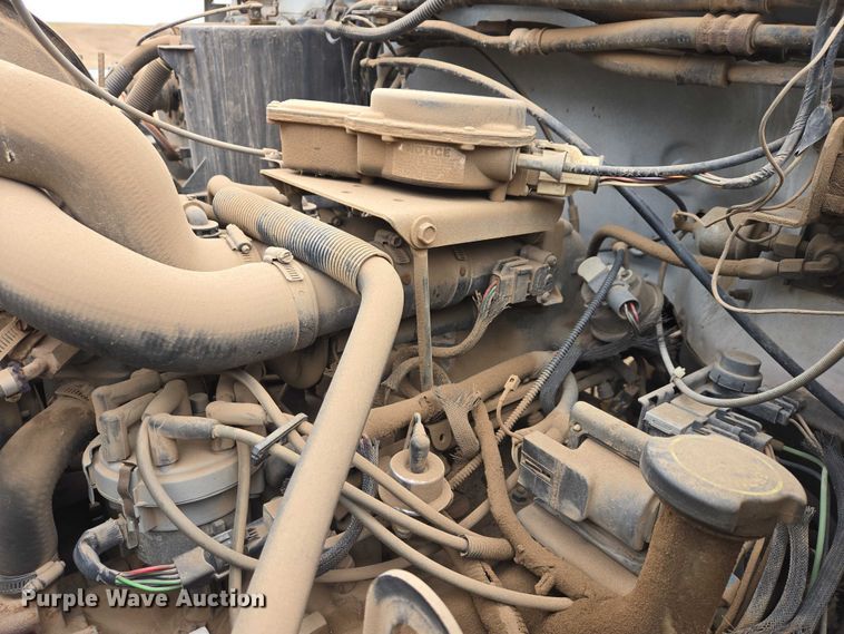 image for item EB1385 1992 Ford F600 dump flatbed truck