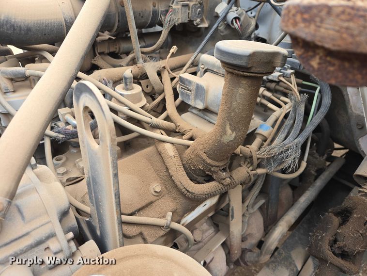 image for item EB1385 1992 Ford F600 dump flatbed truck