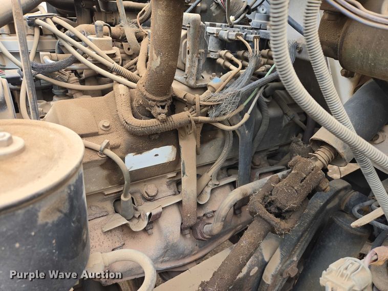 image for item EB1385 1992 Ford F600 dump flatbed truck