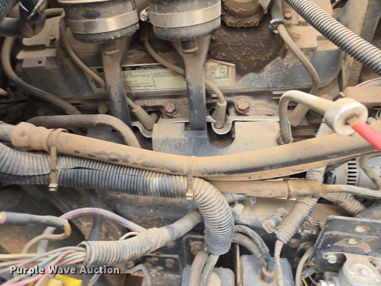 image for item EB1385 1992 Ford F600 dump flatbed truck