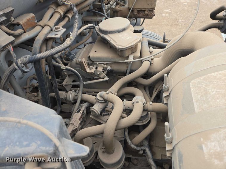 image for item EB1385 1992 Ford F600 dump flatbed truck