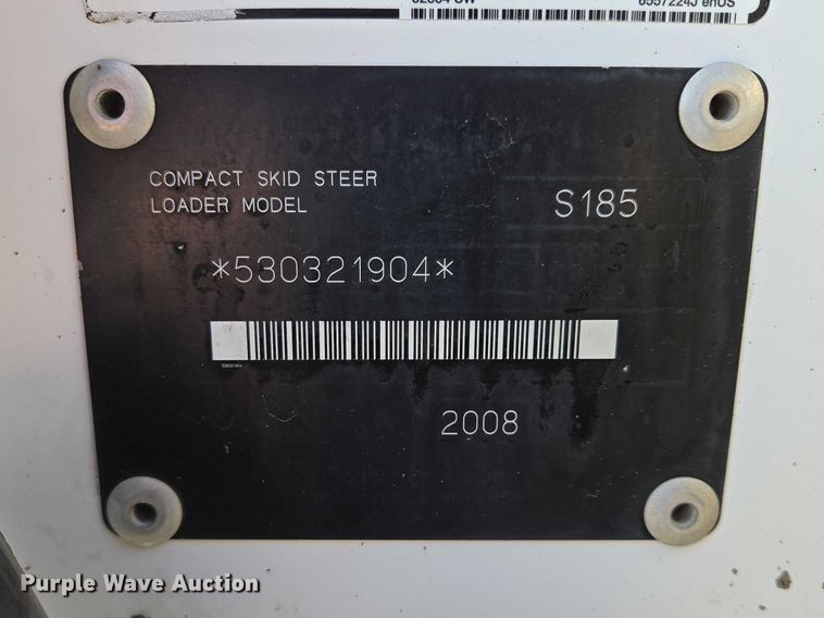 image for item EB1391 2008 Bobcat S185 skid steer loader