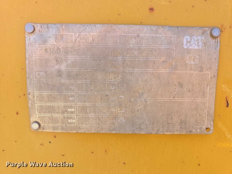 image for item EB1395 2007 Caterpillar 420E backhoe