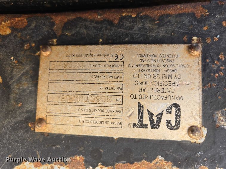 image for item EB1395 2007 Caterpillar 420E backhoe