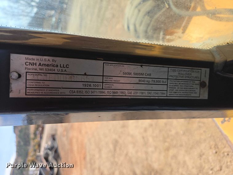 image for item EB1400 2006 Case 580M Series 2 backhoe