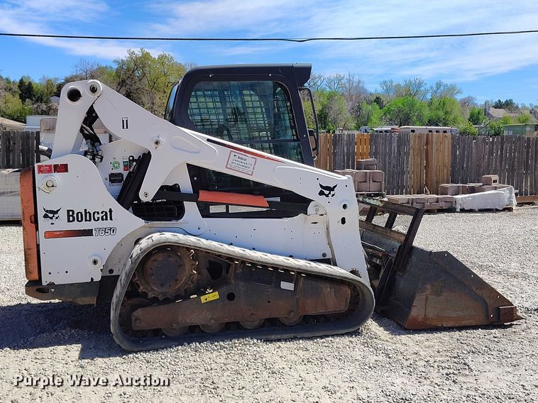 image for item ED0017 2015 Bobcat T650 tracked skid steer loader
