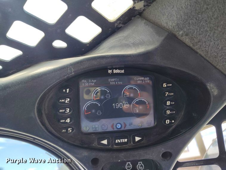 image for item ED0017 2015 Bobcat T650 tracked skid steer loader