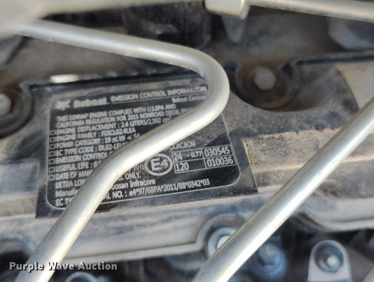 image for item ED0017 2015 Bobcat T650 tracked skid steer loader