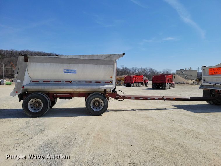 image for item EE0917 1997 Hawkeye end dump pup trailer