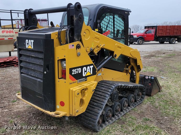 image for item EE0924 2018 Caterpillar 257D tracked skid steer loader