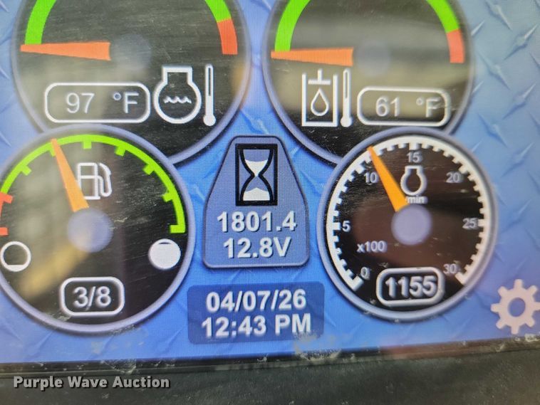 image for item EE0924 2018 Caterpillar 257D tracked skid steer loader