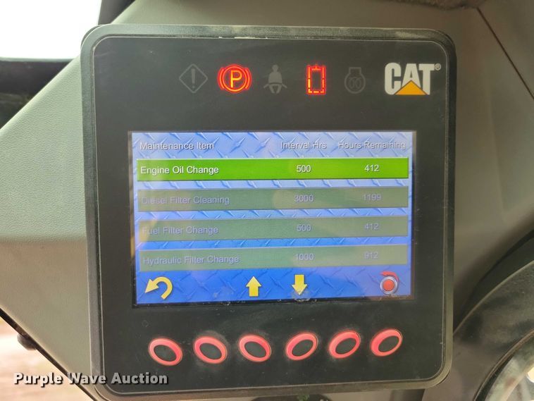 image for item EE0924 2018 Caterpillar 257D tracked skid steer loader