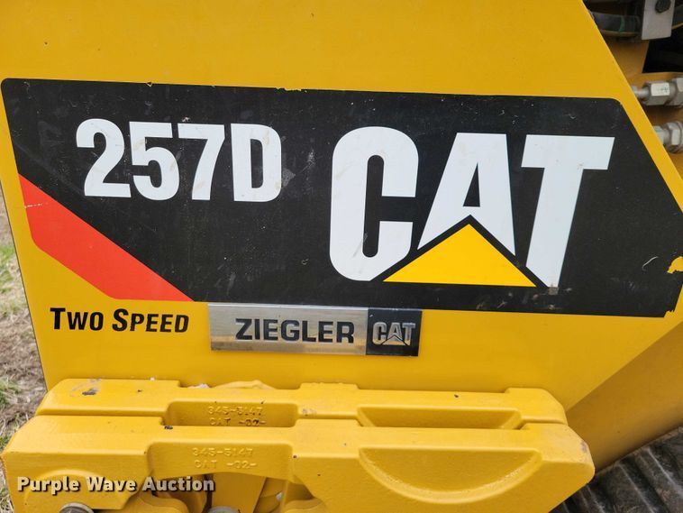 image for item EE0924 2018 Caterpillar 257D tracked skid steer loader