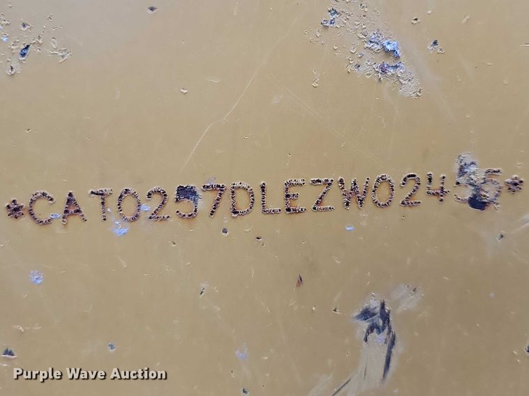 image for item EE0924 2018 Caterpillar 257D tracked skid steer loader