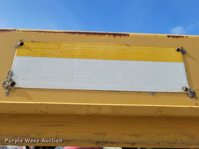 image for item EE0931 1988 Caterpillar 140G motor grader