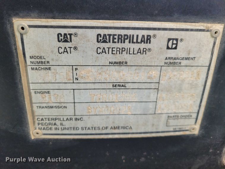 image for item EE0939 1998 Caterpillar Challenger 75E tractor