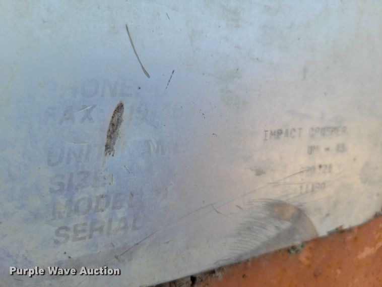 image for item EE0940 Eagle 33D5400 crushing plant