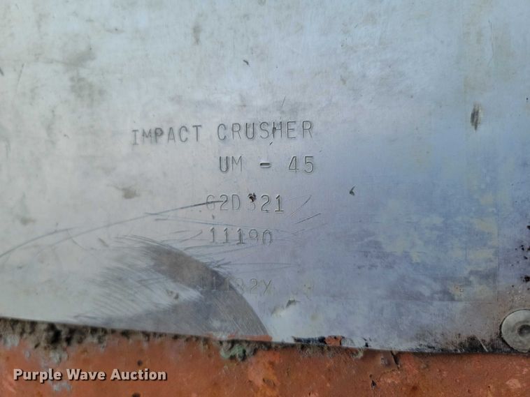 image for item EE0940 Eagle 33D5400 crushing plant