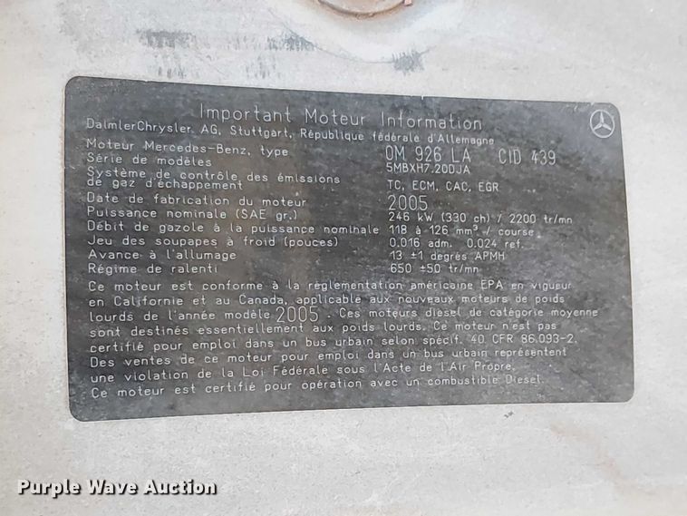 image for item EE5237 2006 Freightliner Business Class M2 water truck