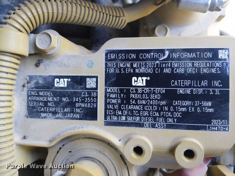 image for item EE5251 2024 Caterpillar 289D3 tracked skid steer loader