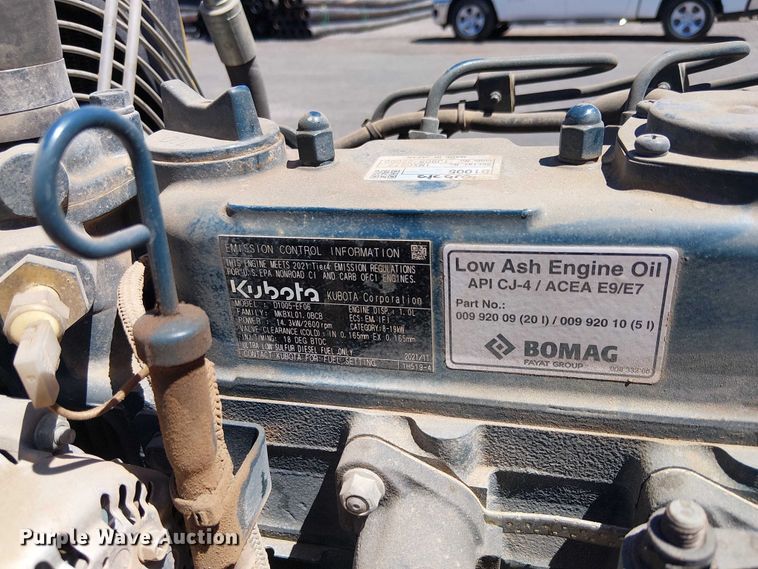 image for item EE5283 2022 Bomag Bmp8500 trench compactor