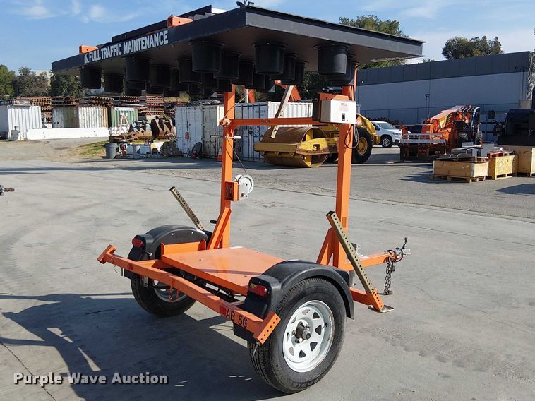 image for item EE5292 2021 Wanco arrow board trailer