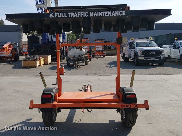 image for item EE5292 2021 Wanco arrow board trailer