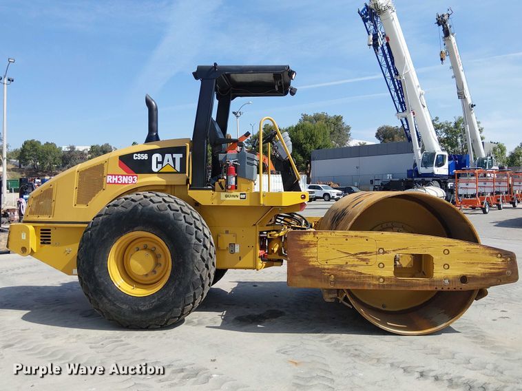 image for item EE5295 2011 Caterpillar CS-56 single drum vibratory roller