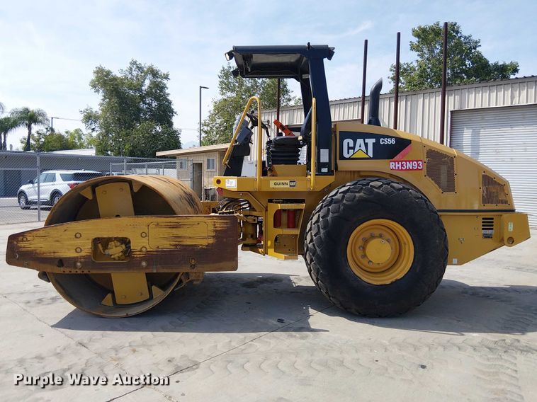 image for item EE5295 2011 Caterpillar CS-56 single drum vibratory roller