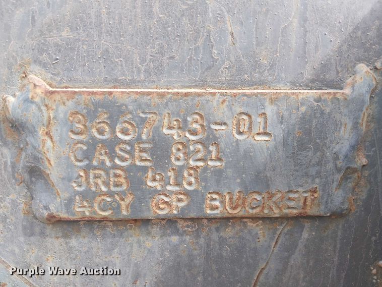 image for item EE5300 Case 821 wheel loader bucket