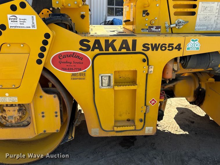 image for item EF1039 2019 Sakai SW654 double drum vibratory roller