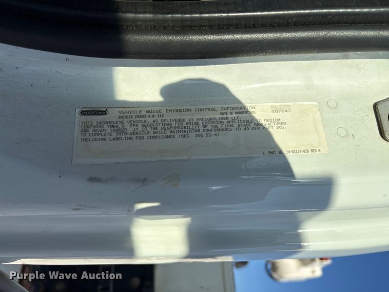 image for item EF1048 2015 Freightliner Business Class M2 bucket truck