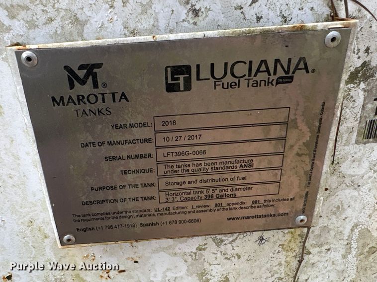 image for item EF1067 (2) 2018 Marotta fuel tanks