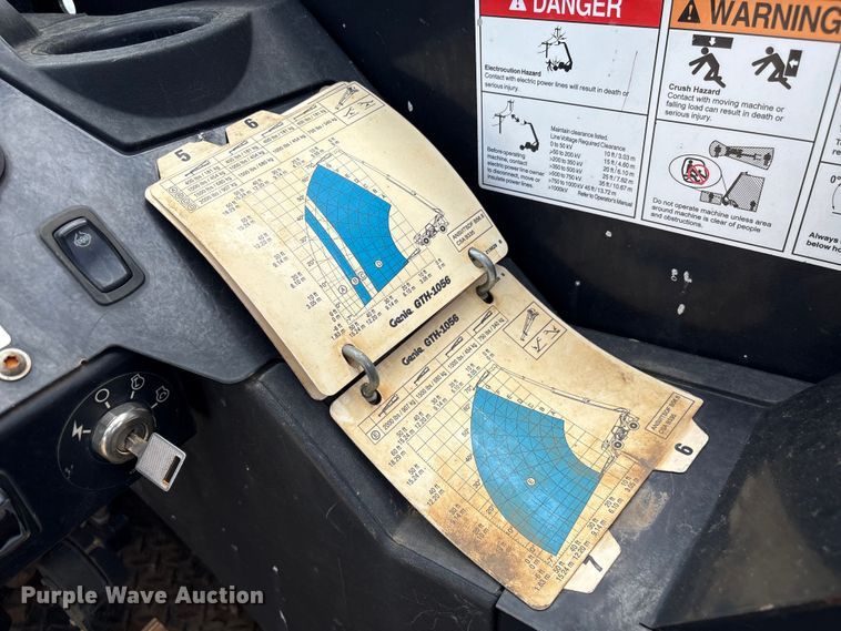 image for item EF1088 2018 Genie GTH-1056 telehandler