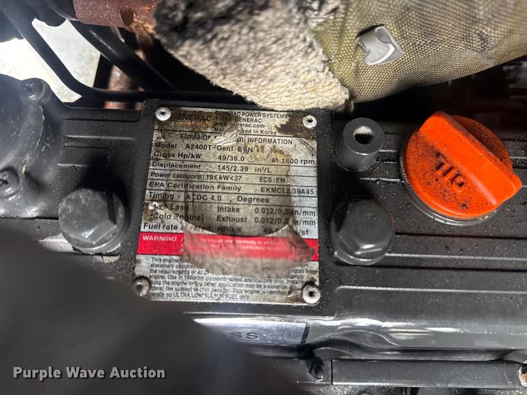 image for item EG2159 2014 Generac generator