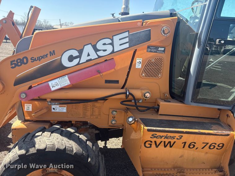 image for item EG8915 2010 Case 580 Super M backhoe