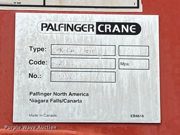 image for item EG8920 2012 Freightliner Business Class M2 crane truck