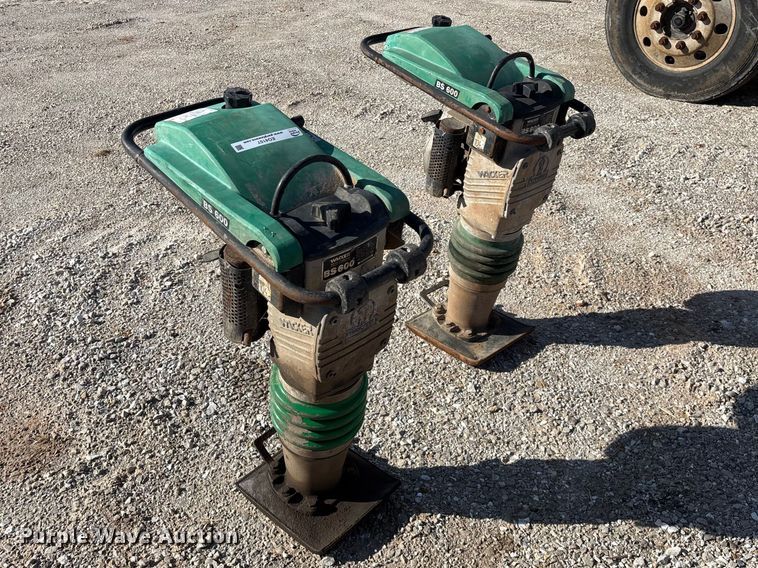 image for item EO4157 (2) Wacker BS600 plate compactors