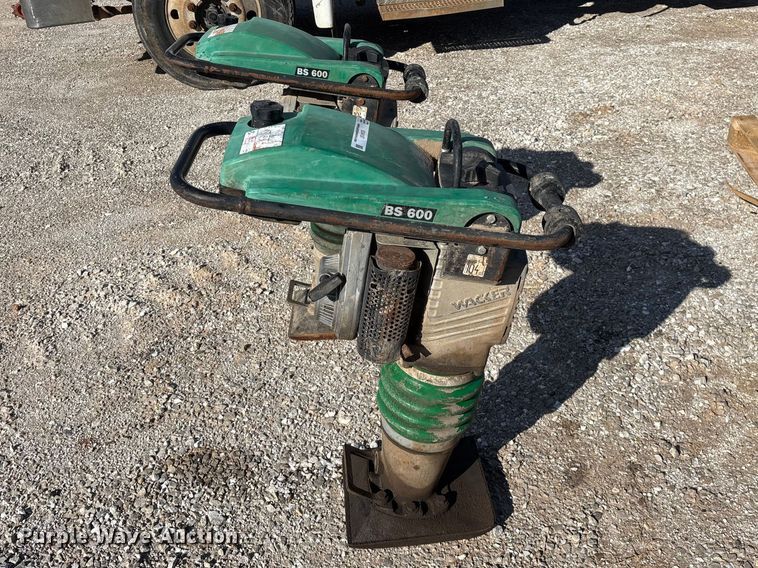 image for item EO4157 (2) Wacker BS600 plate compactors