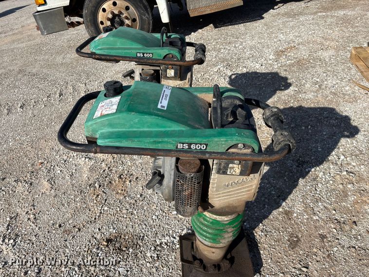 image for item EO4157 (2) Wacker BS600 plate compactors