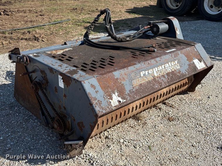 image for item EO4159 FFC Preparator skid steer power rake