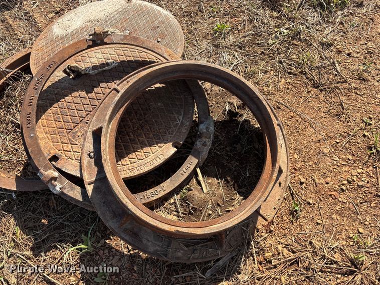 image for item EO4163 (2) man hole covers